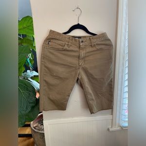 Vans Mens’ lot of 2 cutoff shorts in size 30 Khaki Brown and Black